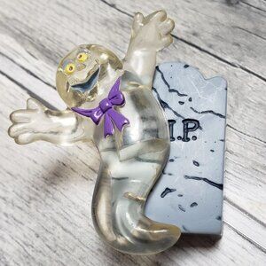 Vintage - Hallmark Light up Ghost and Gravestone Lapel Pin Halloween